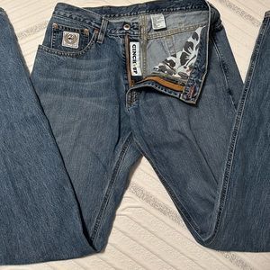 Cinch and Wrangler Jeans size 32x36 or 32x38
